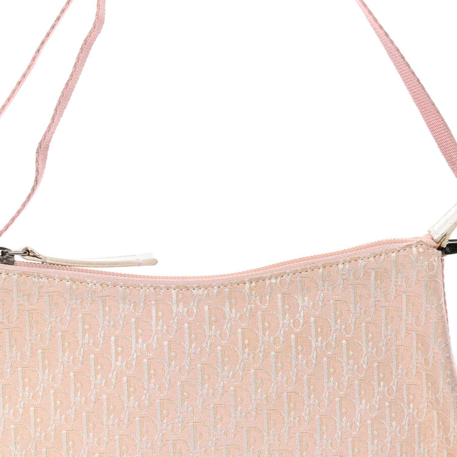Christian Dior Monogram Shoulder Bag Pochette Pink 8 of 18