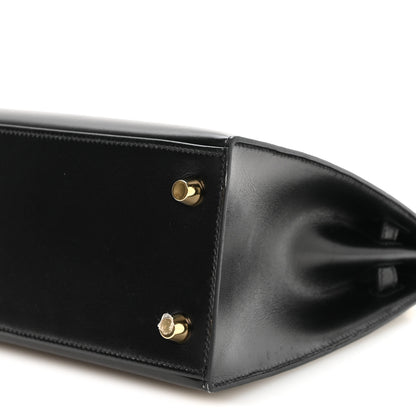 Hermes Box Kelly Sellier 25 Black Black 10 of 11