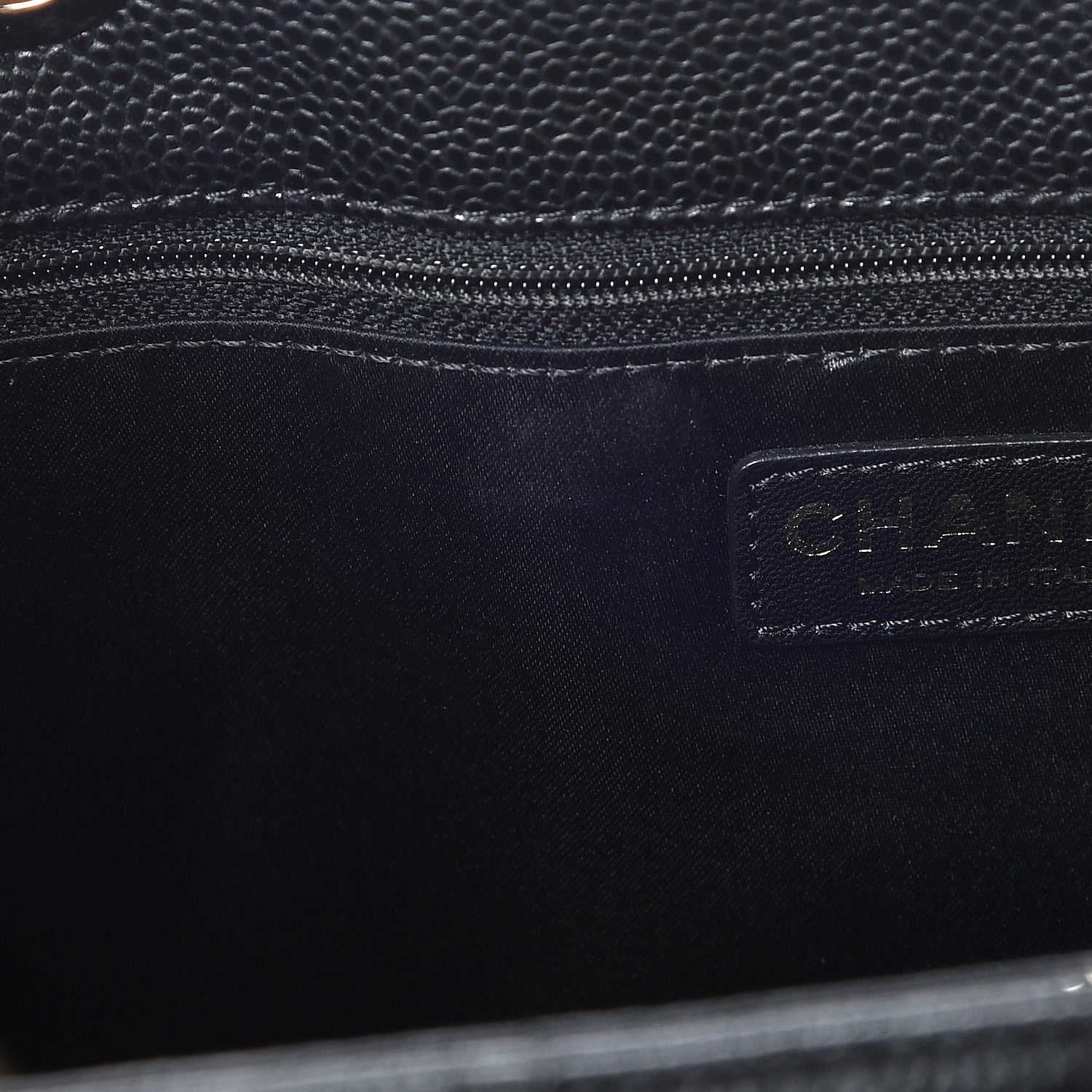 Chanel Caviar Quilted Grand Shopping Tote GST Black 9 of 15