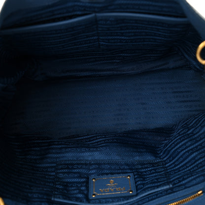 Prada Vitello Daino Tote Cobalto 4 of 16