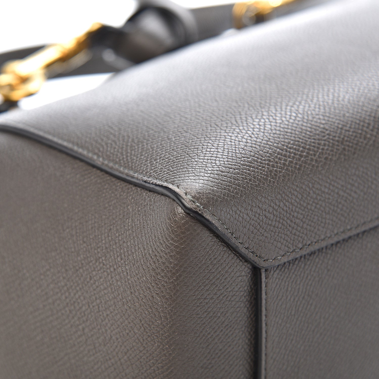 Celine Grained Calfskin Micro Belt Bag Grey 11 of 16