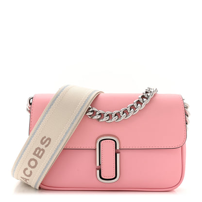 Marc Jacobs Calfskin The J Marc Shoulder Bag Quartz Pink 1 of 10