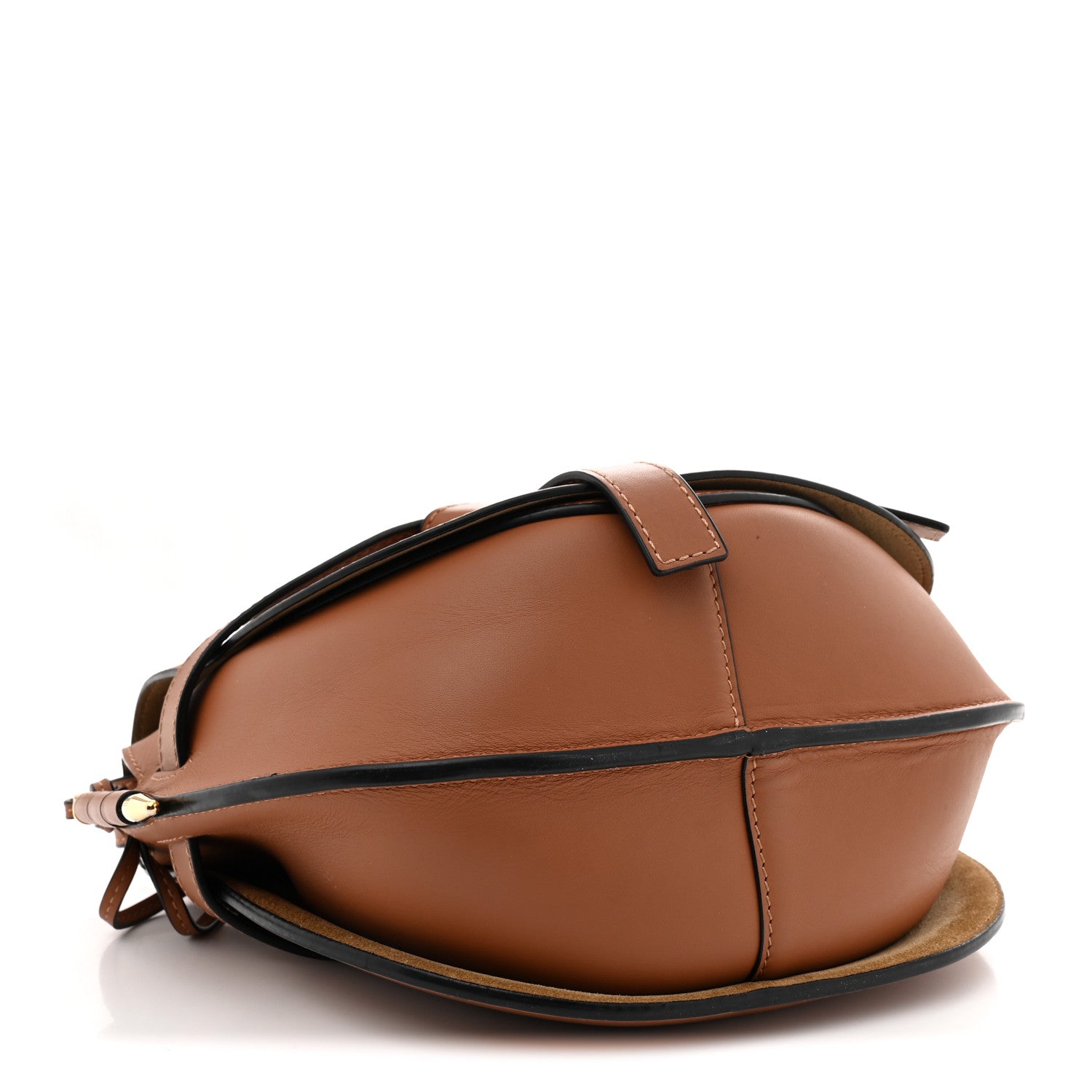 Loewe Calfskin Jacquard Small Gate Dual Bag Tan 4 of 11