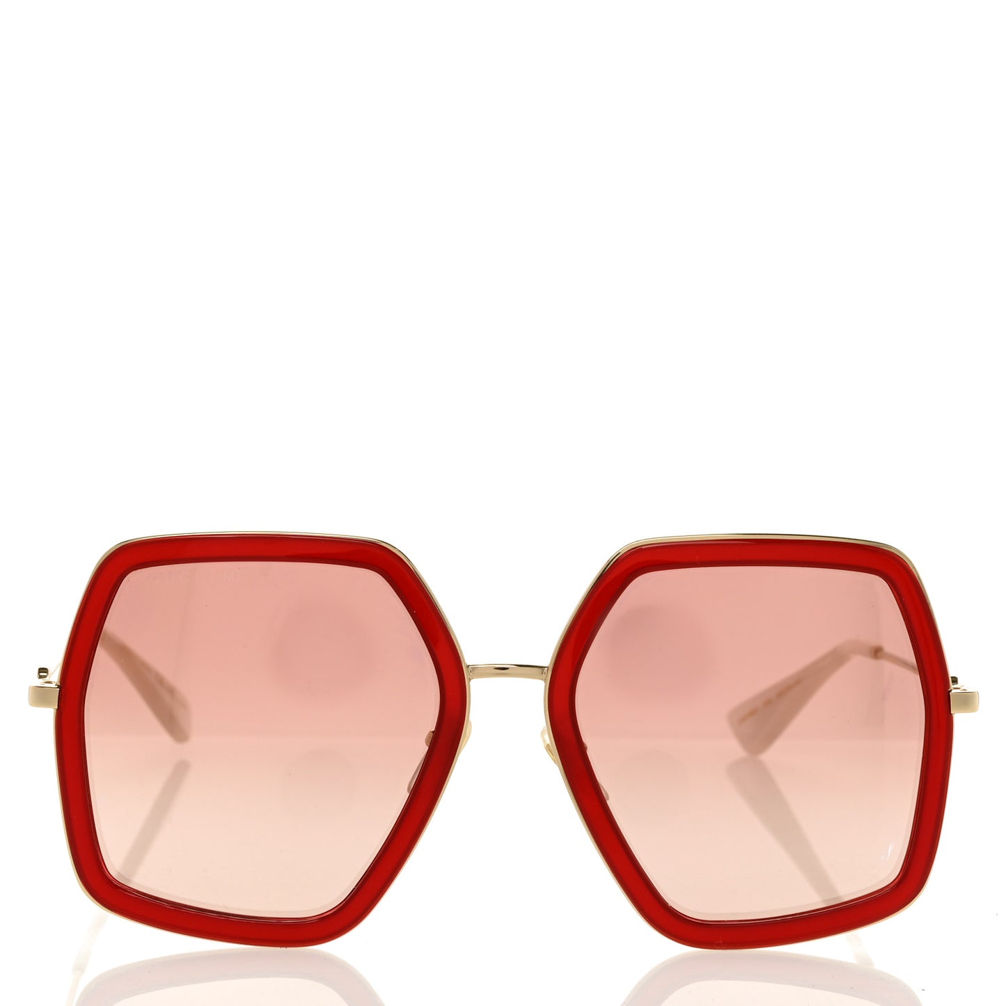 Acetate Oversize Square Frame GG0106S Red