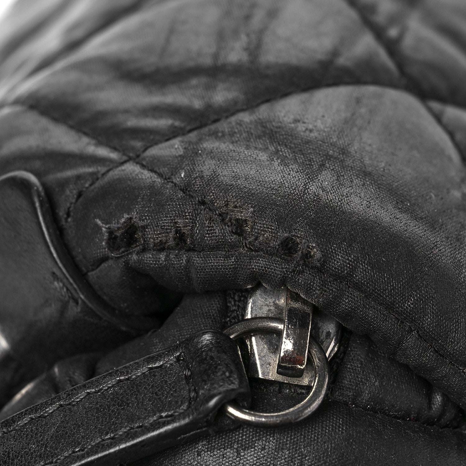 Chanel Nylon Quilted Coco Cocoon Messenger Black 12 of 13
