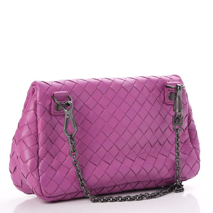 Bottega Veneta Nappa Intrecciato Mini Chain Messenger Peony 3 of 7