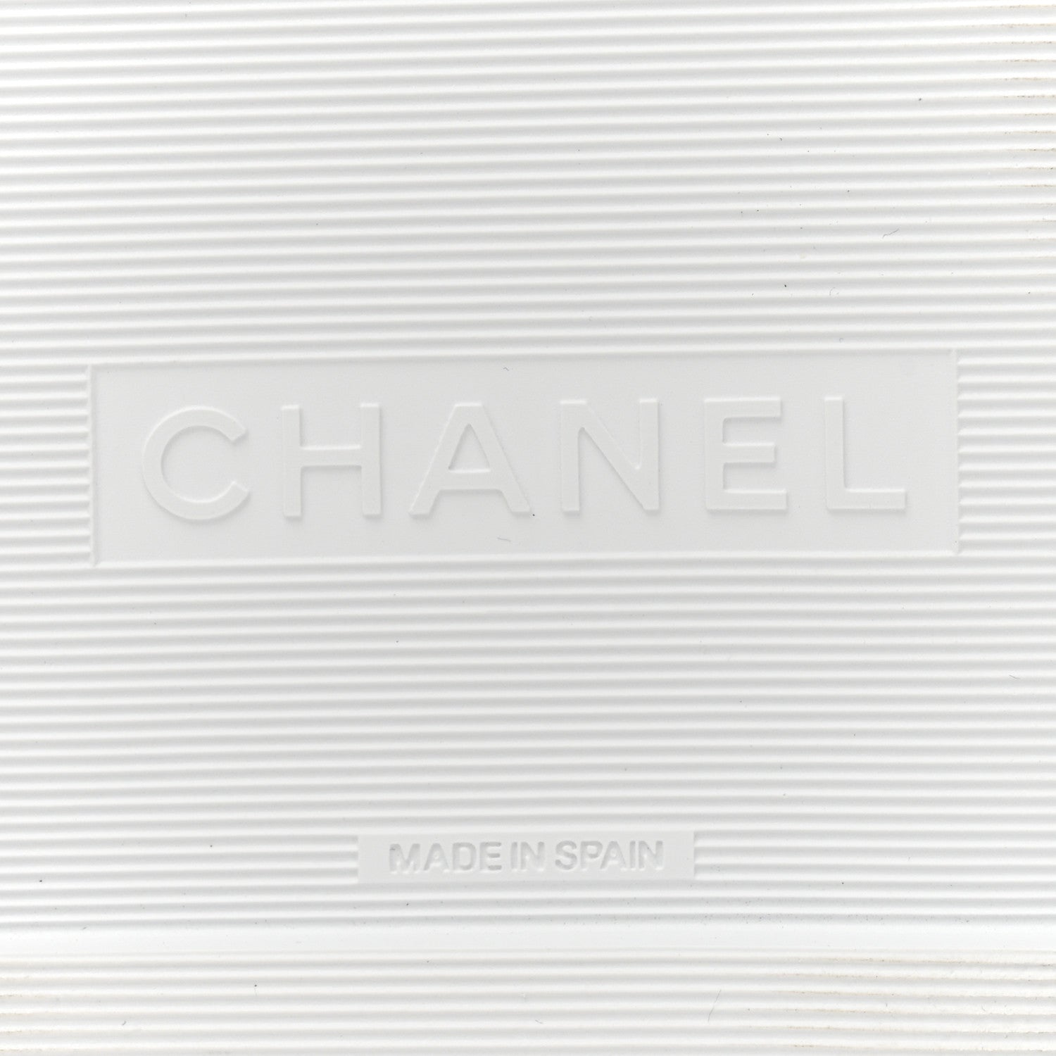 Chanel Fabric Pearl Cork CC Slip On Sandals 40 White 5 of 9