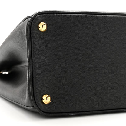 Prada Saffiano Lux Large Galleria Double Zip Tote Black 9 of 12