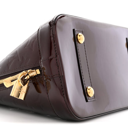 Louis Vuitton Vernis Alma PM Amarante 9 of 10