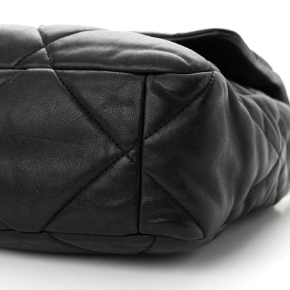 Chanel Lambskin Quilted Large Chanel 19 Flap Black 10 of 14