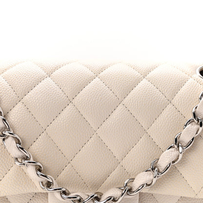 Chanel Caviar Quilted Small Double Flap White 8 of 10