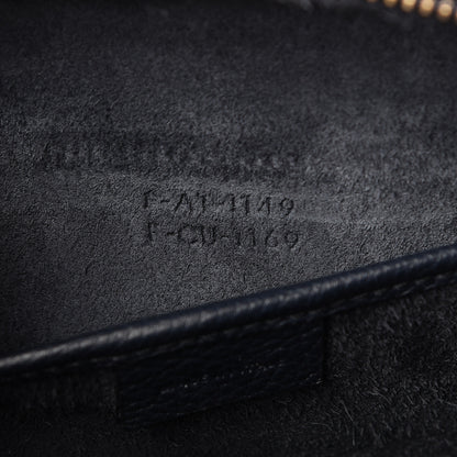 Celine Drummed Calfskin Nano Luggage Midnight 7 of 12