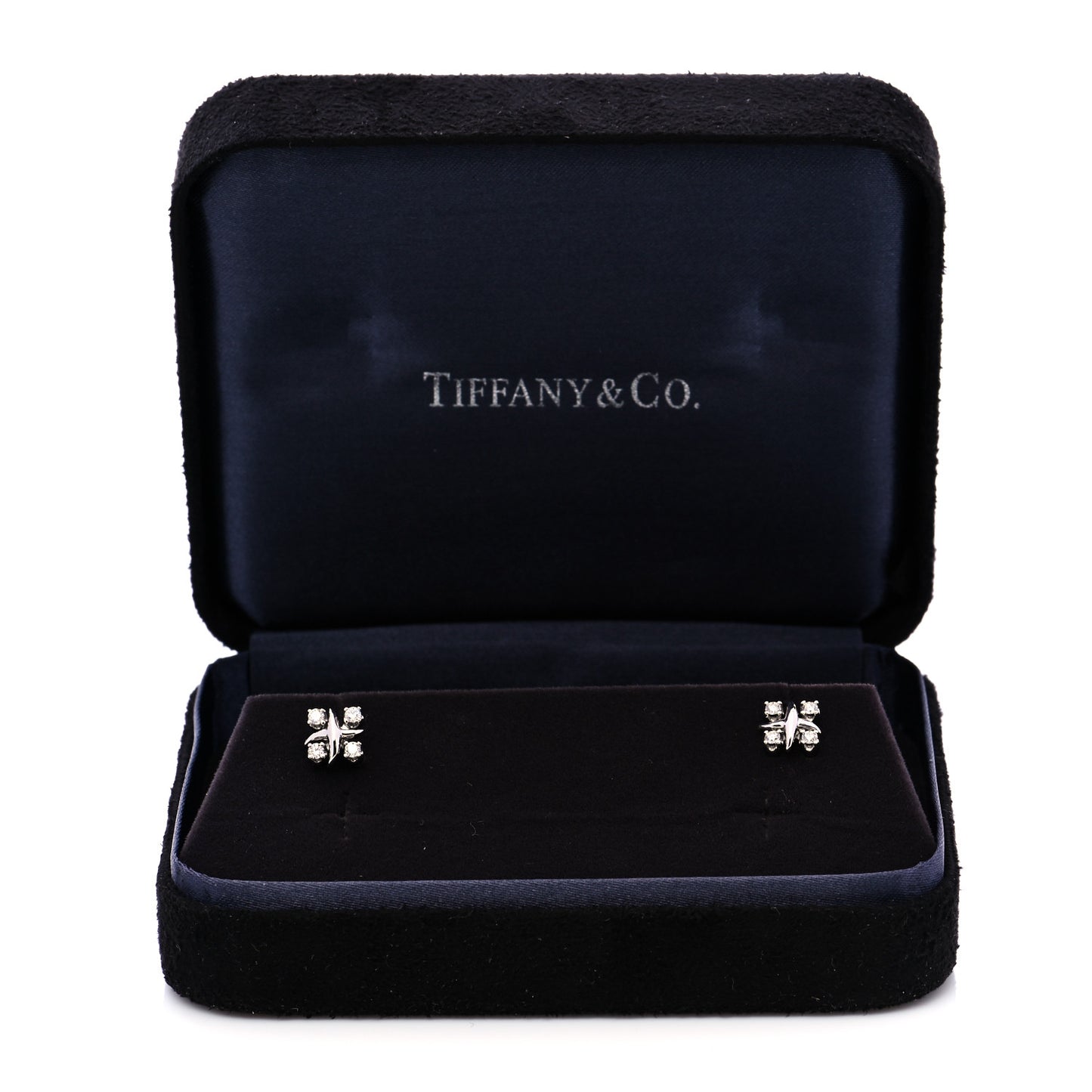 Platinum Diamond Schlumberger Lynn Earrings