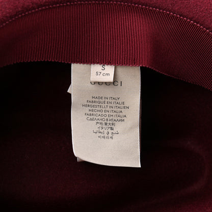 Gucci Felt Horsebit Hat S Bordeaux 8 of 9