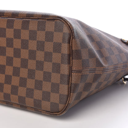 Louis Vuitton Damier Ebene Neo Neverfull MM Rose Ballerine 13 of 14