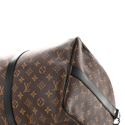 Louis Vuitton Monogram Macassar Keepall Bandouliere 45 8 of 8