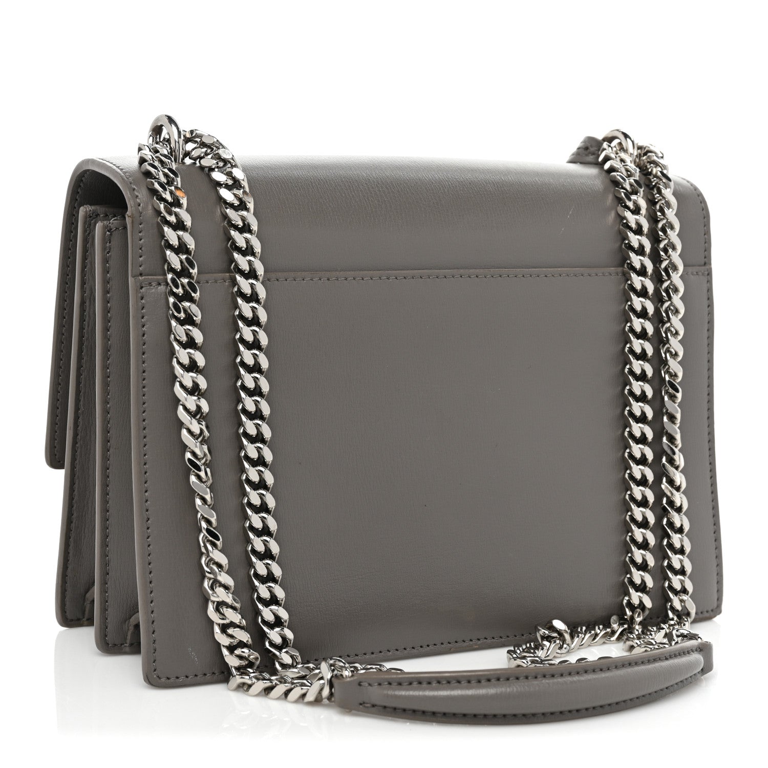 Saint Laurent Calfskin Medium Monogram Sunset Fog 3 of 23