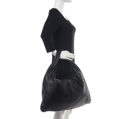 Bottega Veneta Nappa Intrecciato Maxi Veneta Hobo Black 2 of 9