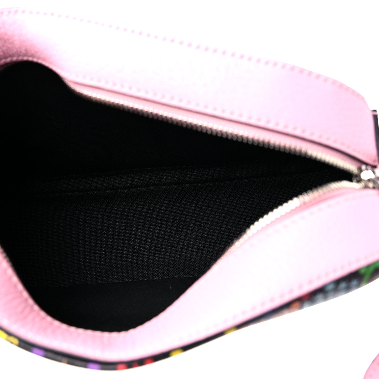 Gucci GG Supreme Monogram Psychedelic Shoulder Bag Black Multicolor Sugar Pink 5 of 9