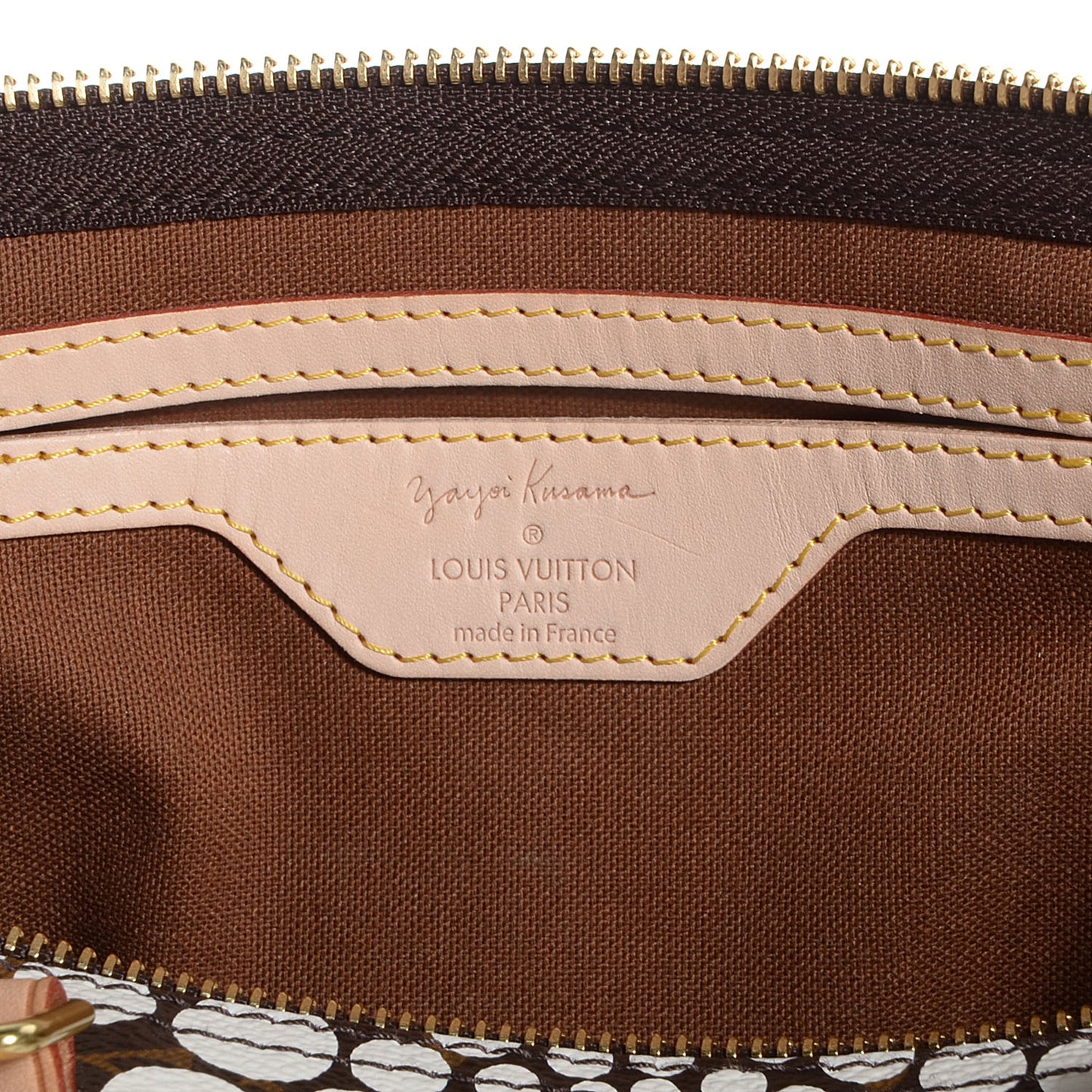 Monogram Kusama Town Speedy 30 White