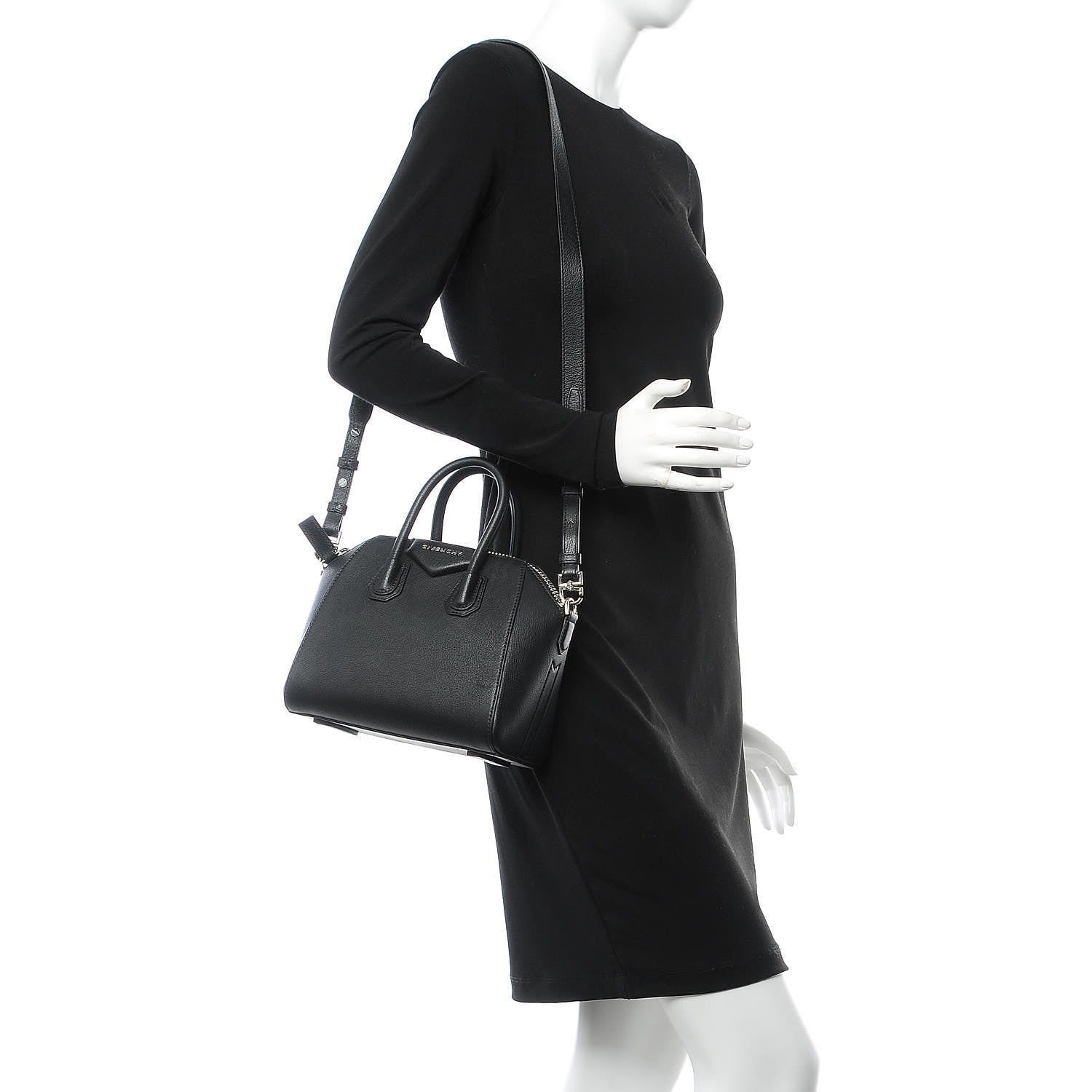 Givenchy Sugar Goatskin Mini Antigona Black 2 of 11