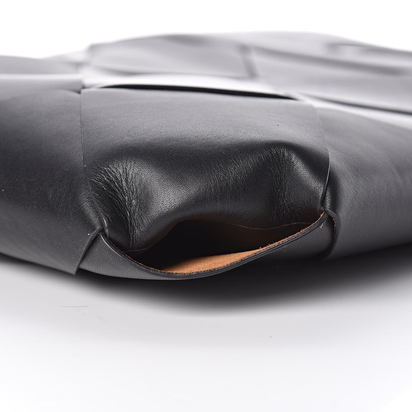 French Calfskin Small Slip Tote Black