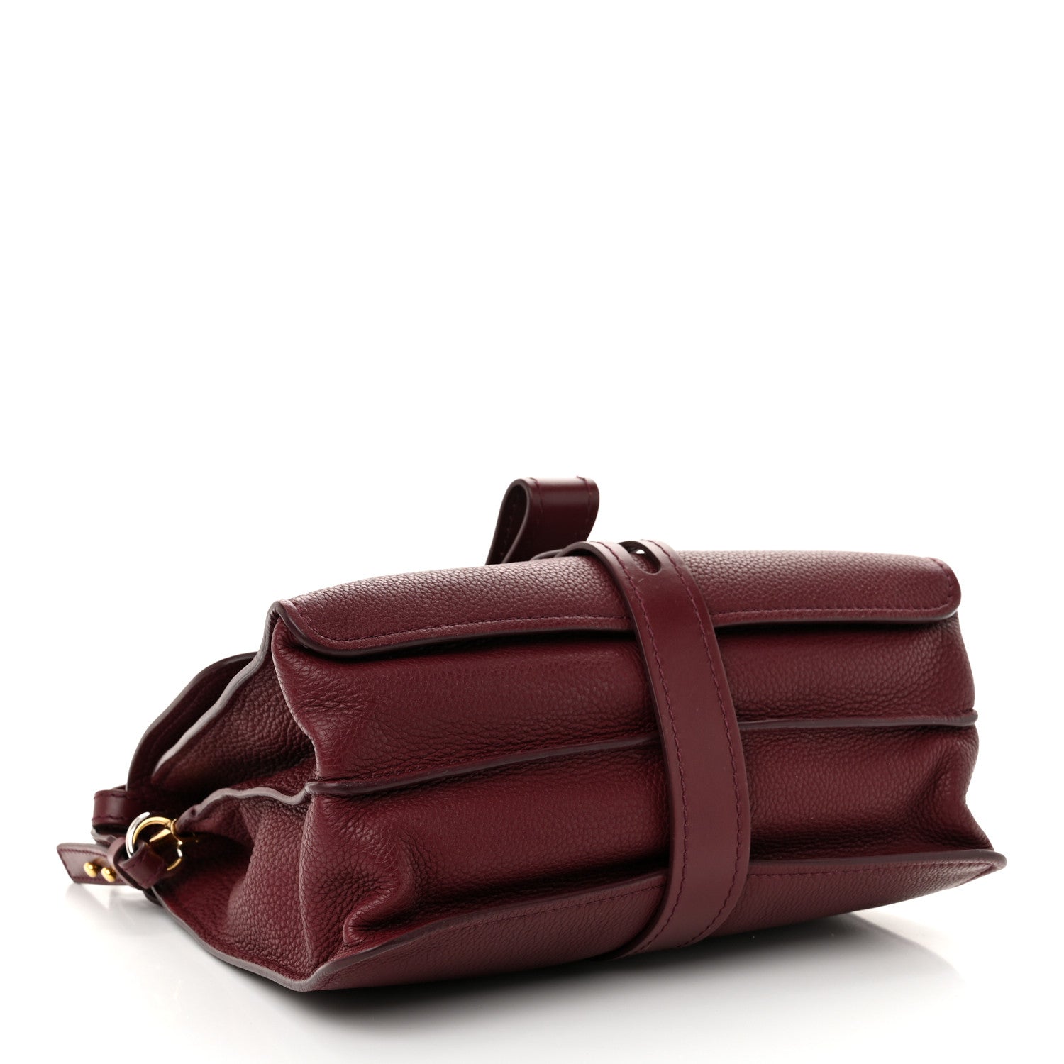 Chloe Grained Calfskin Medium Aby Day Shoulder Bag Red 4 of 12