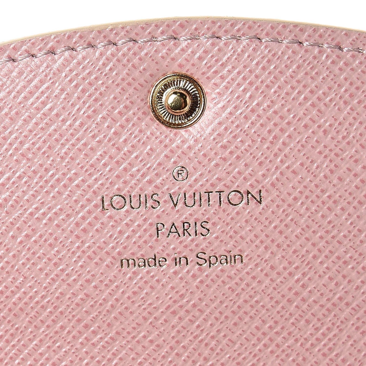 Louis Vuitton Damier Azur Rosalie Coin Purse Rose Ballerine 5 of 6