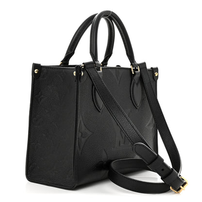 Louis Vuitton Empreinte Monogram Giant Onthego PM Black 3 of 10