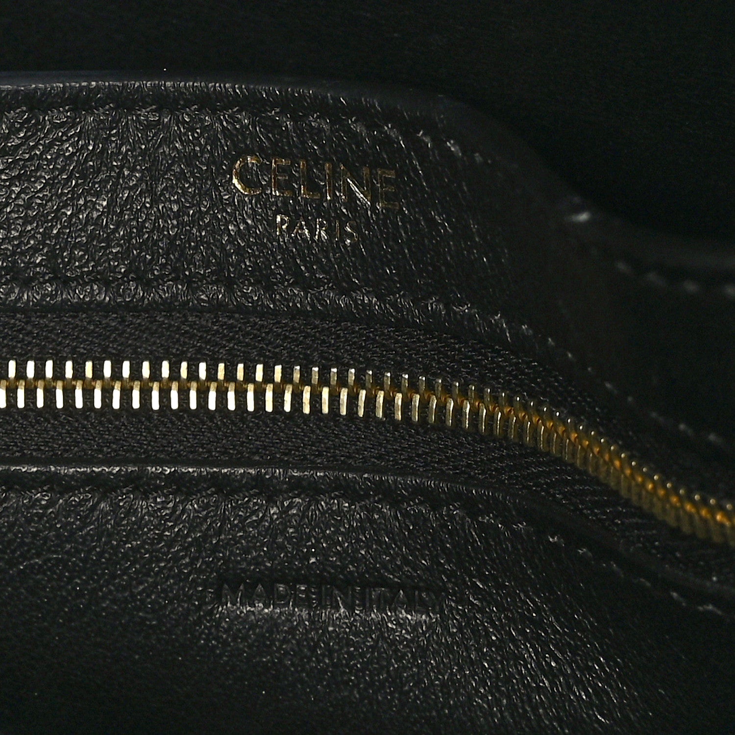Celine Textured Canvas Small Sangle Bucket Bag Brown 6 of 8