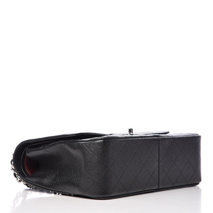 Chanel Caviar Quilted Jumbo Double Flap Black 4 of 10