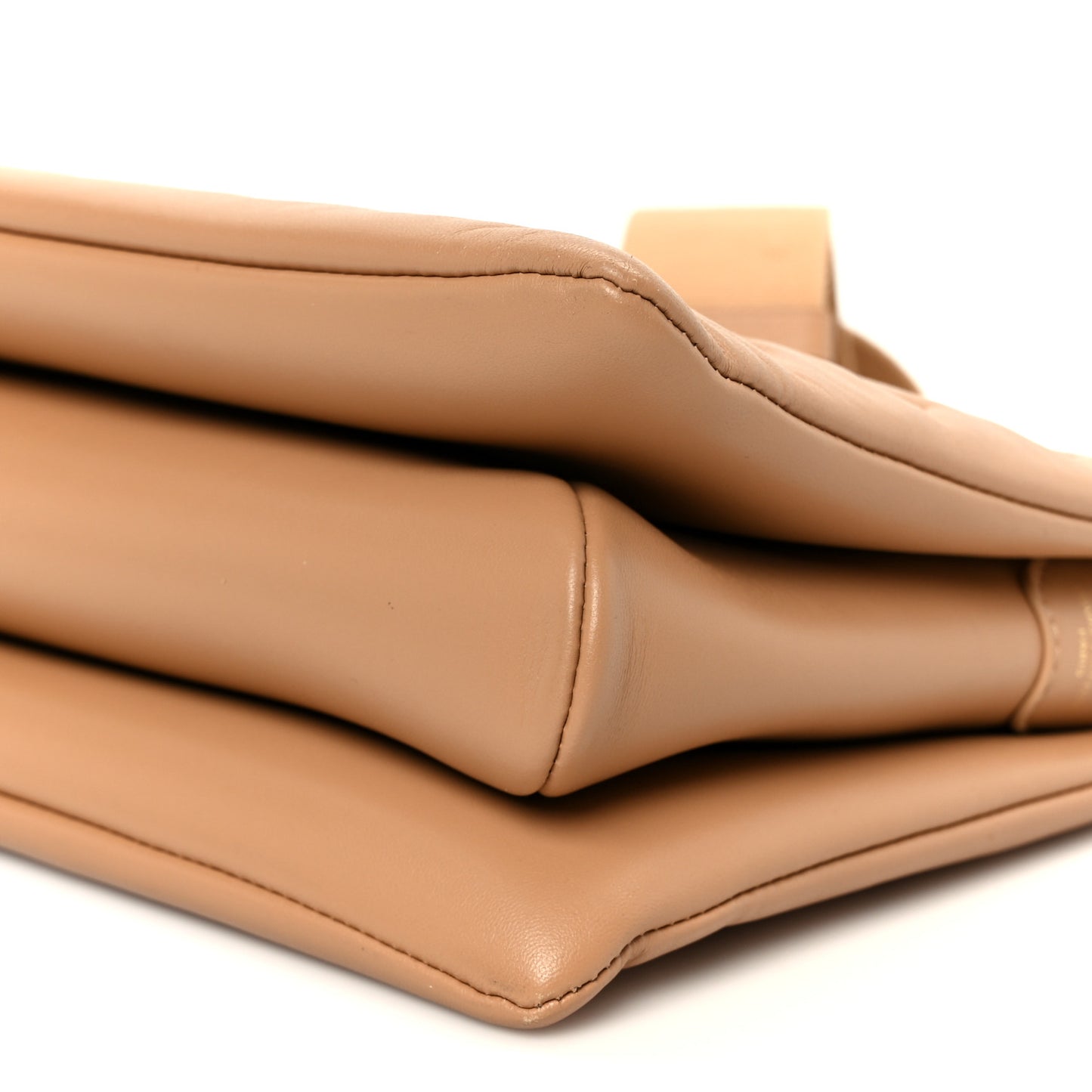 Lambskin Embossed Monogram Coussin PM Camel