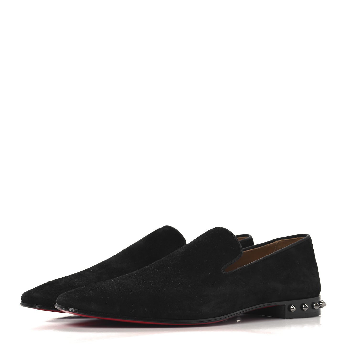 Veau Velours Mens Marquees Loafers 43 Black