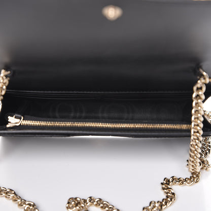 Gucci Guccissima Signature Bowy Chain Wallet Black 5 of 7