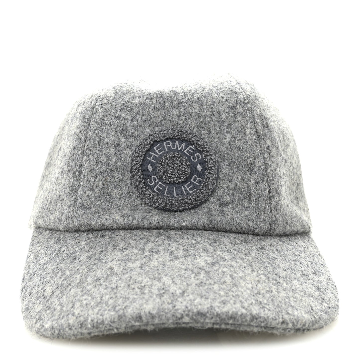 Wool Davis Varsity Cap Gris Clair