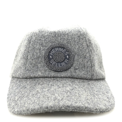 Hermes Wool Davis Varsity Cap Gris Clair 5 of 8