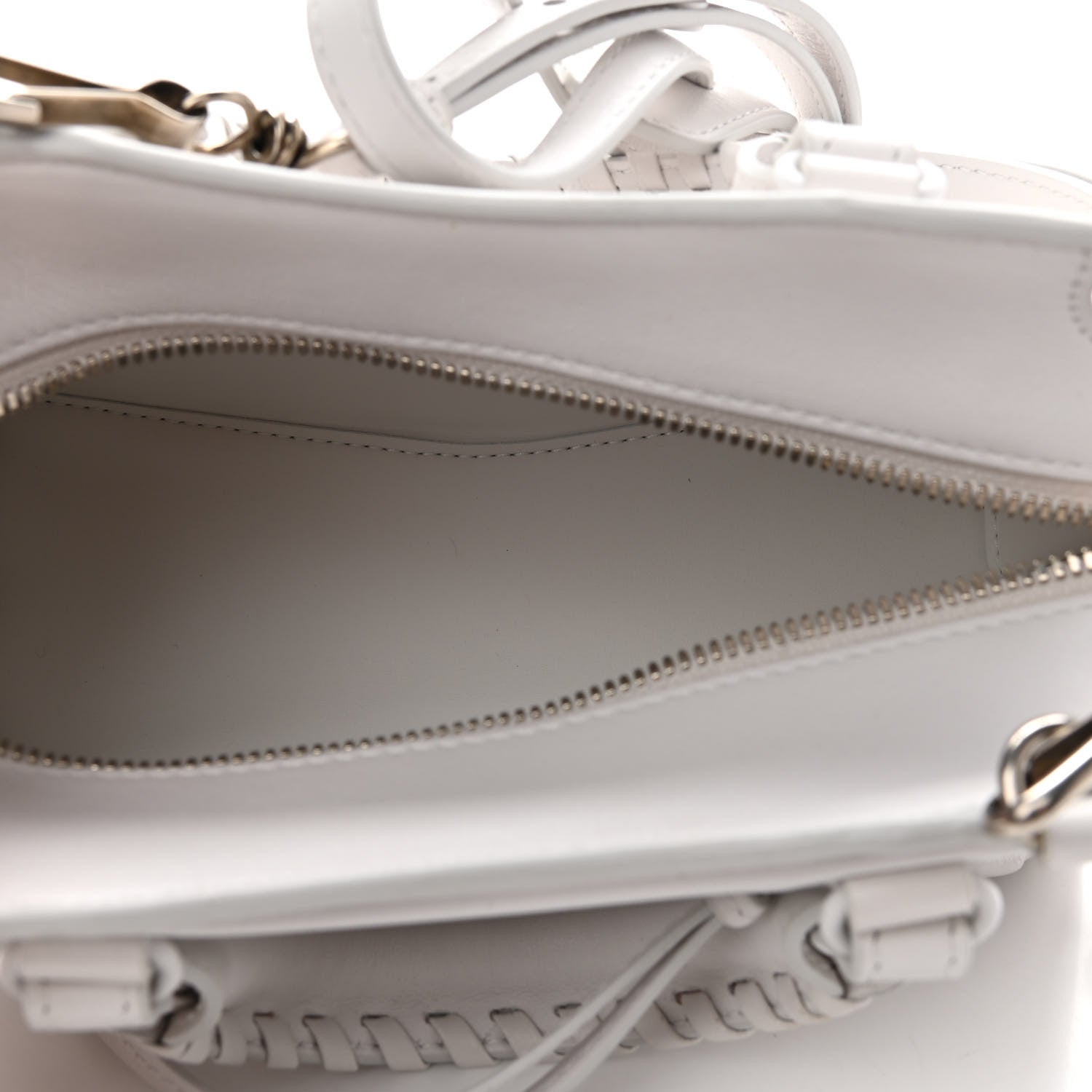 Balenciaga Cake Calfskin Tonal Hardware Mini Neo Classic City White 5 of 8