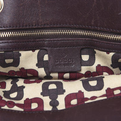 Gucci Guccissima Peggy Braided Tote Dark Brown 6 of 15
