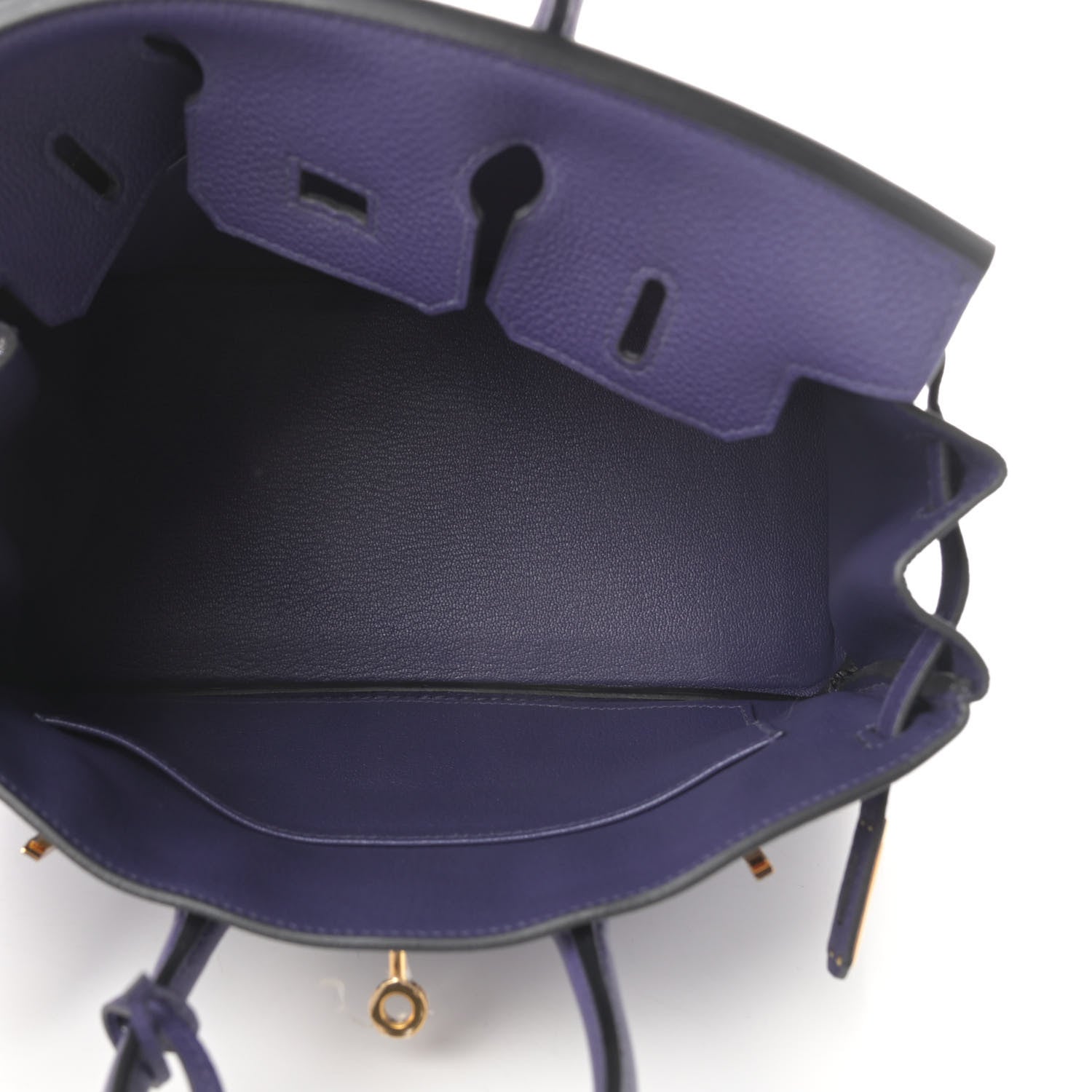 Hermes Togo Birkin 25 Bleu Encre 5 of 11