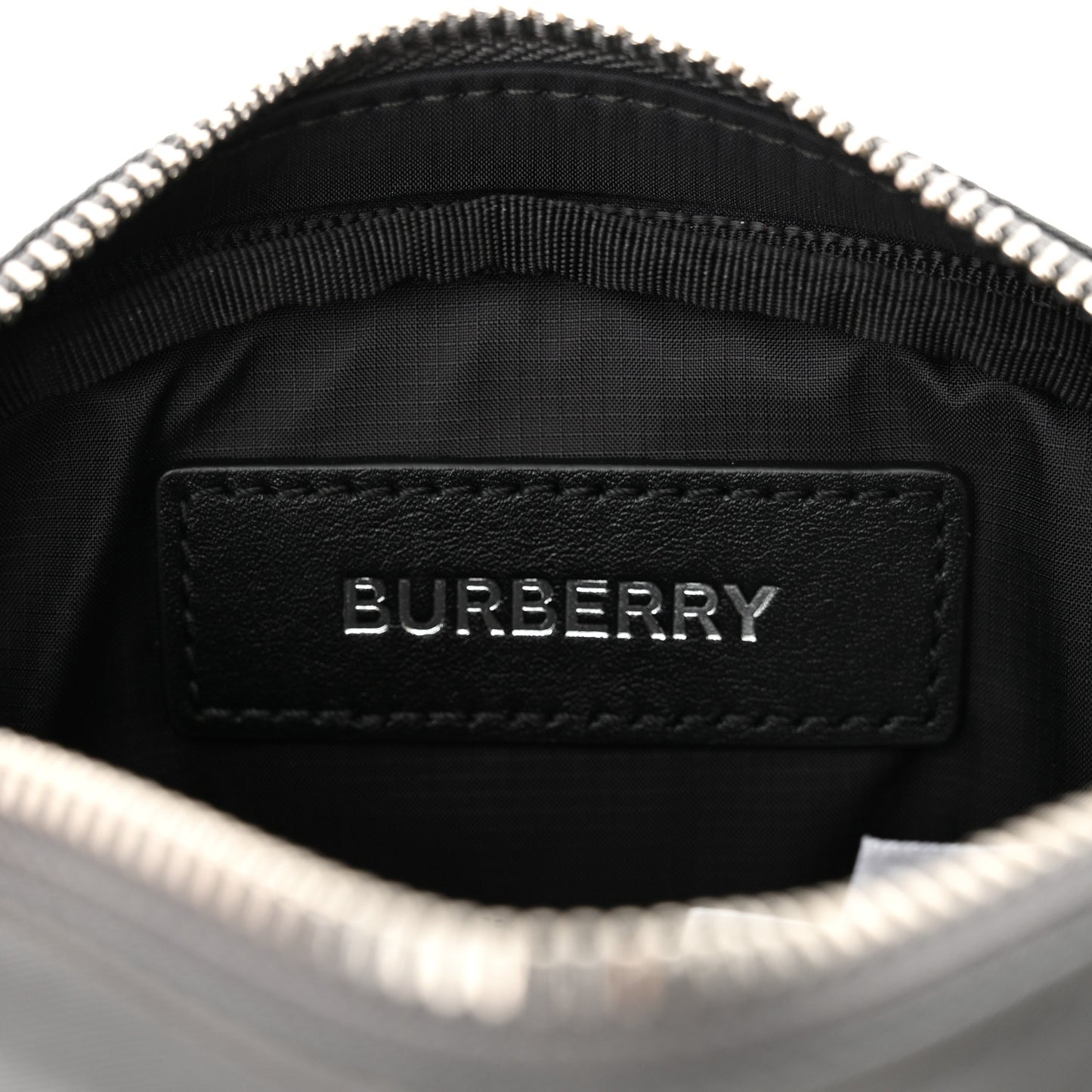 Econyl Logo Print Small Cannon Bum Bag Charcoal Grey
