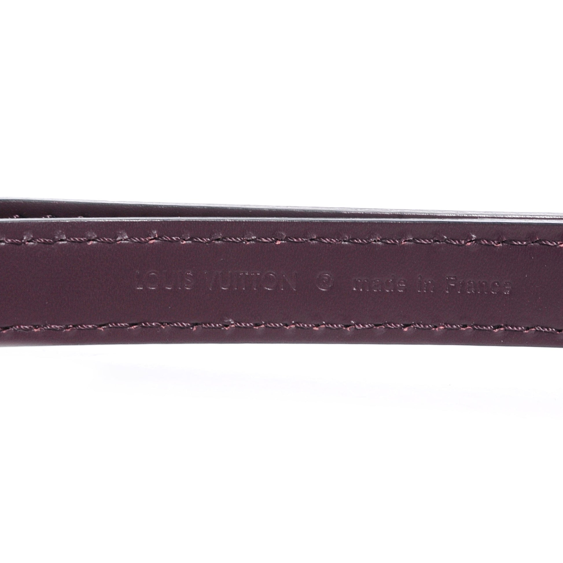 Louis Vuitton Leather Adjustable Strap Cassis 3 of 6