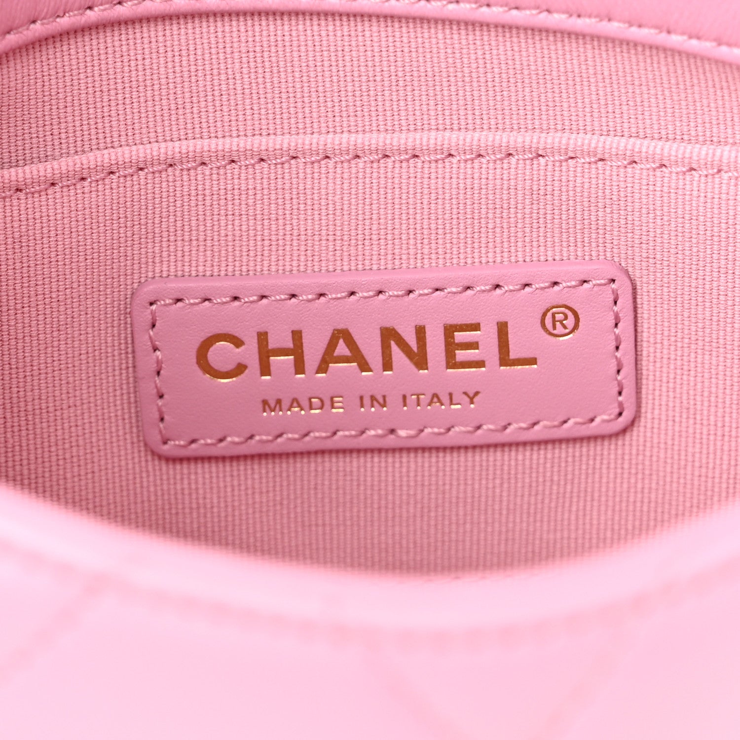 Chanel Lambskin Quilted Mini Lacquered Chain Flap Pink 5 of 10