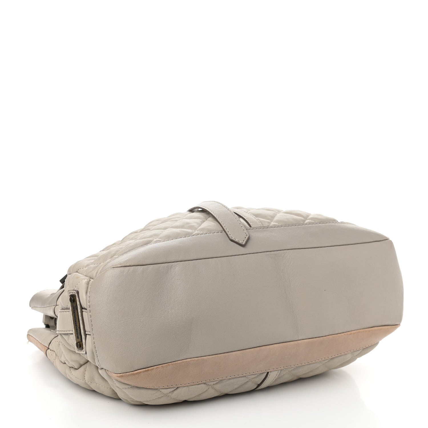 Burberry Lambskin Quilted Medium Enmore Hobo Beige 4 of 16