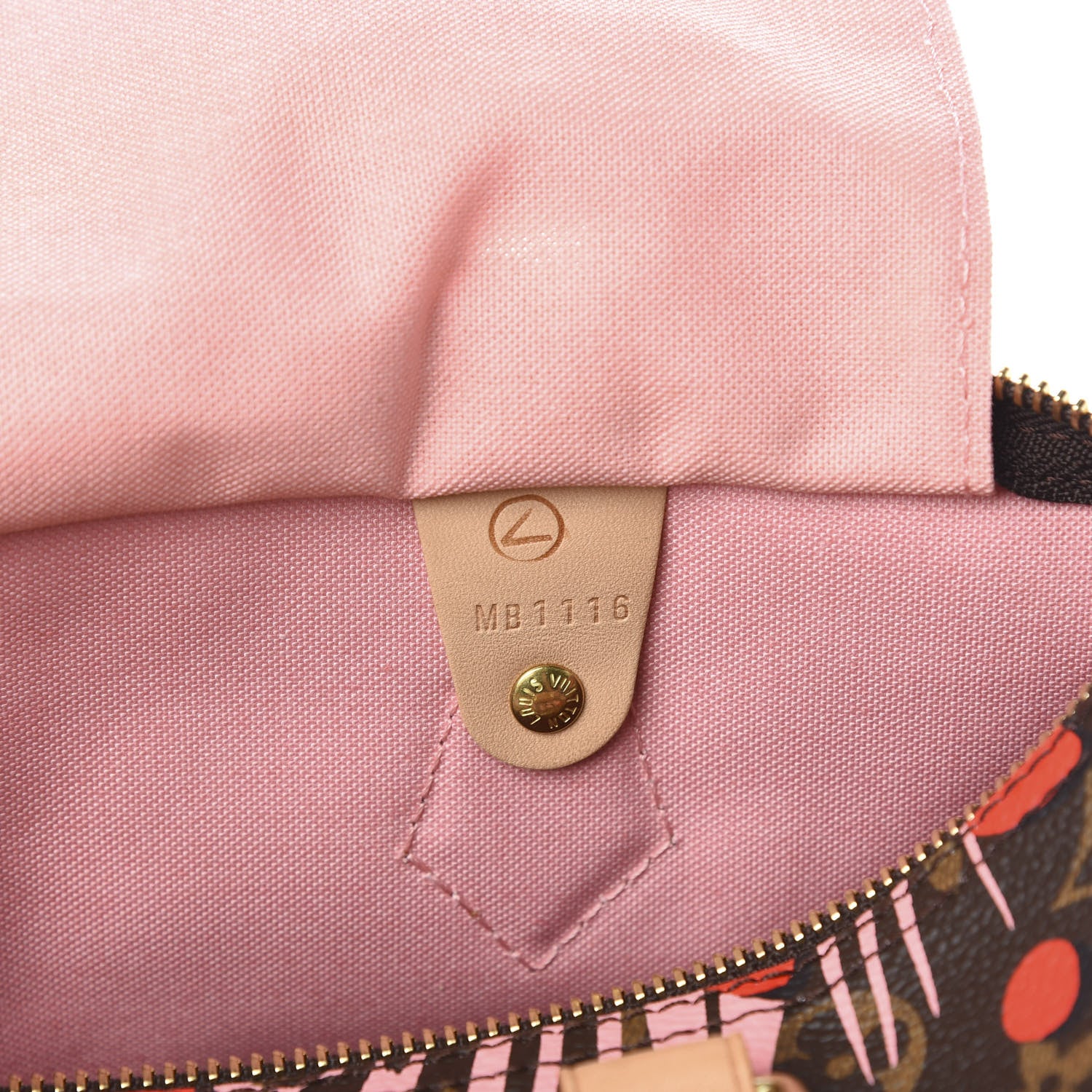 Louis Vuitton Monogram Jungle Dots Speedy 30 Sugar Pink Poppy 7 of 10