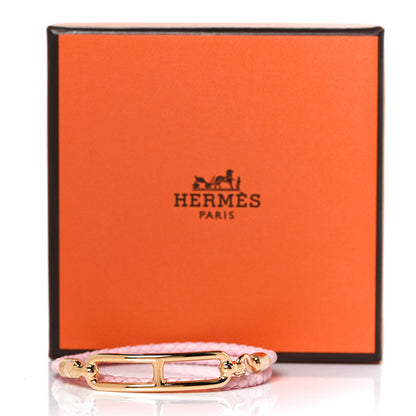 Hermes Swift Roulis Double Tour Bracelet T3 Rose Sakura 6 of 6