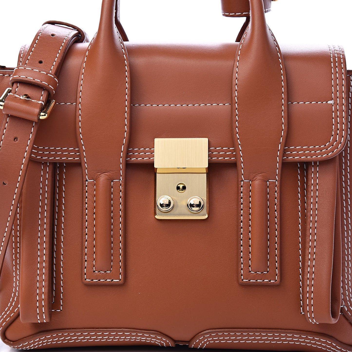 3.1 Calfskin Mini Pashli Satchel Brown