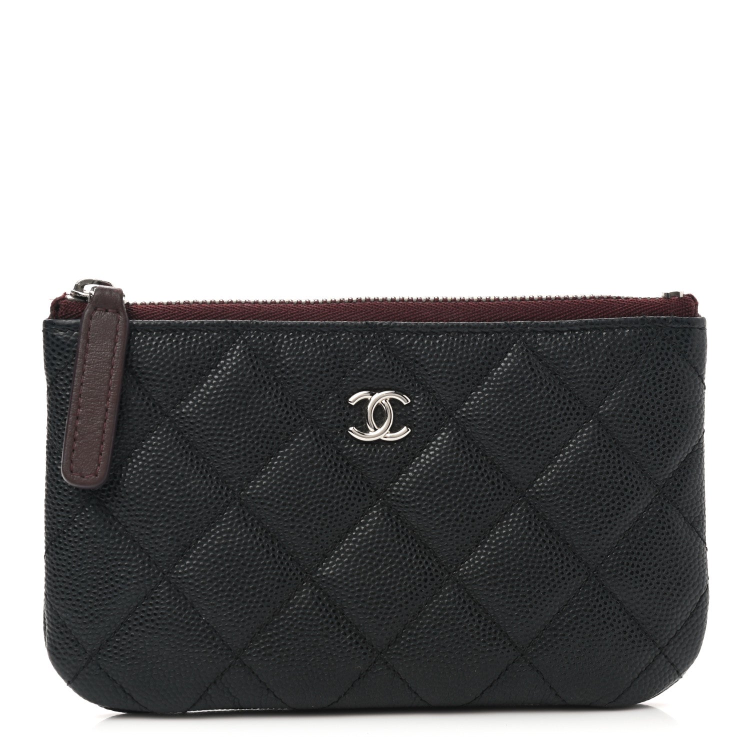 Chanel Caviar Quilted Small Cosmetic Case Black 1 of 8