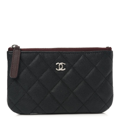 Chanel Caviar Quilted Small Cosmetic Case Black 1 of 8