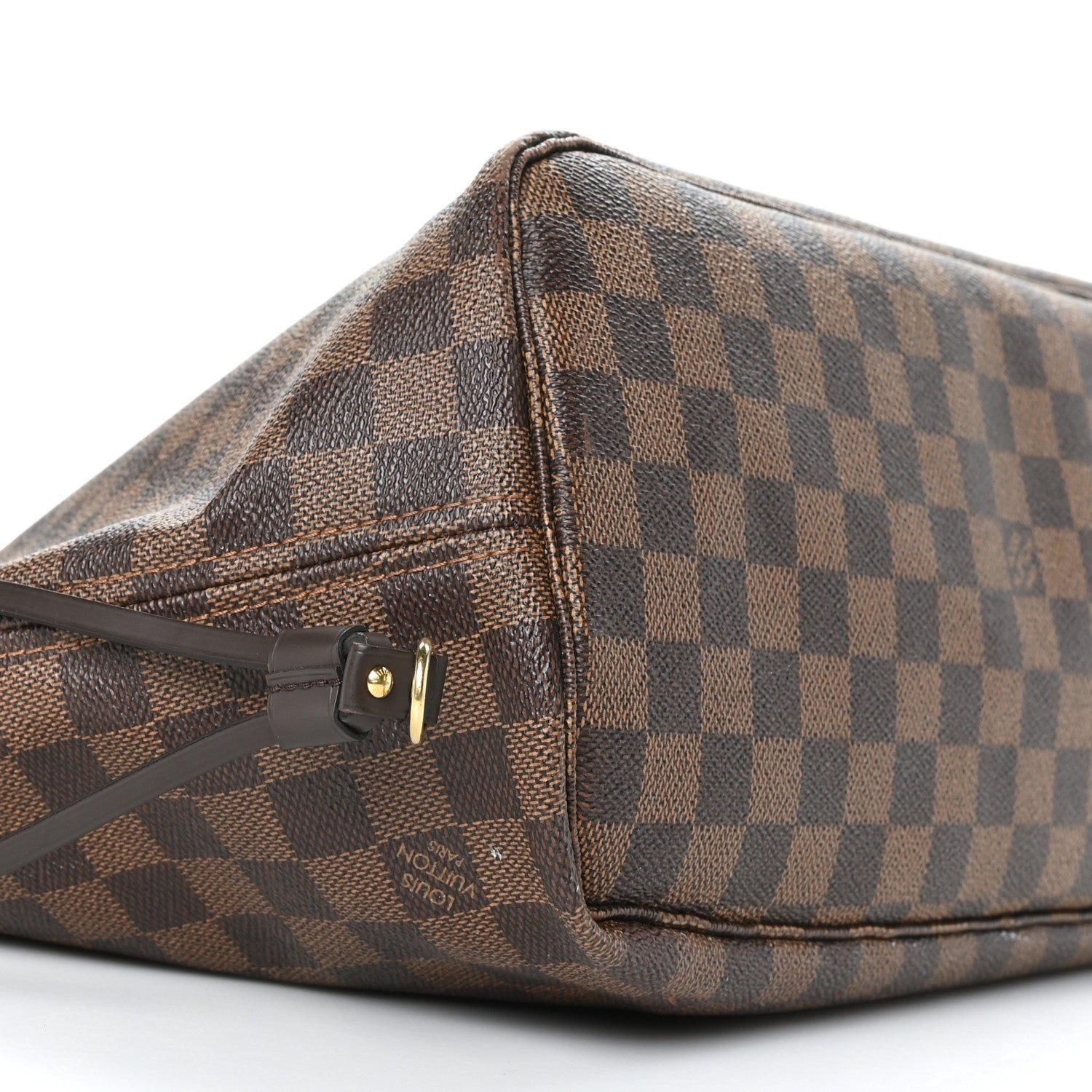 Louis Vuitton Damier Ebene Neo Neverfull MM Rose Ballerine 8 of 12