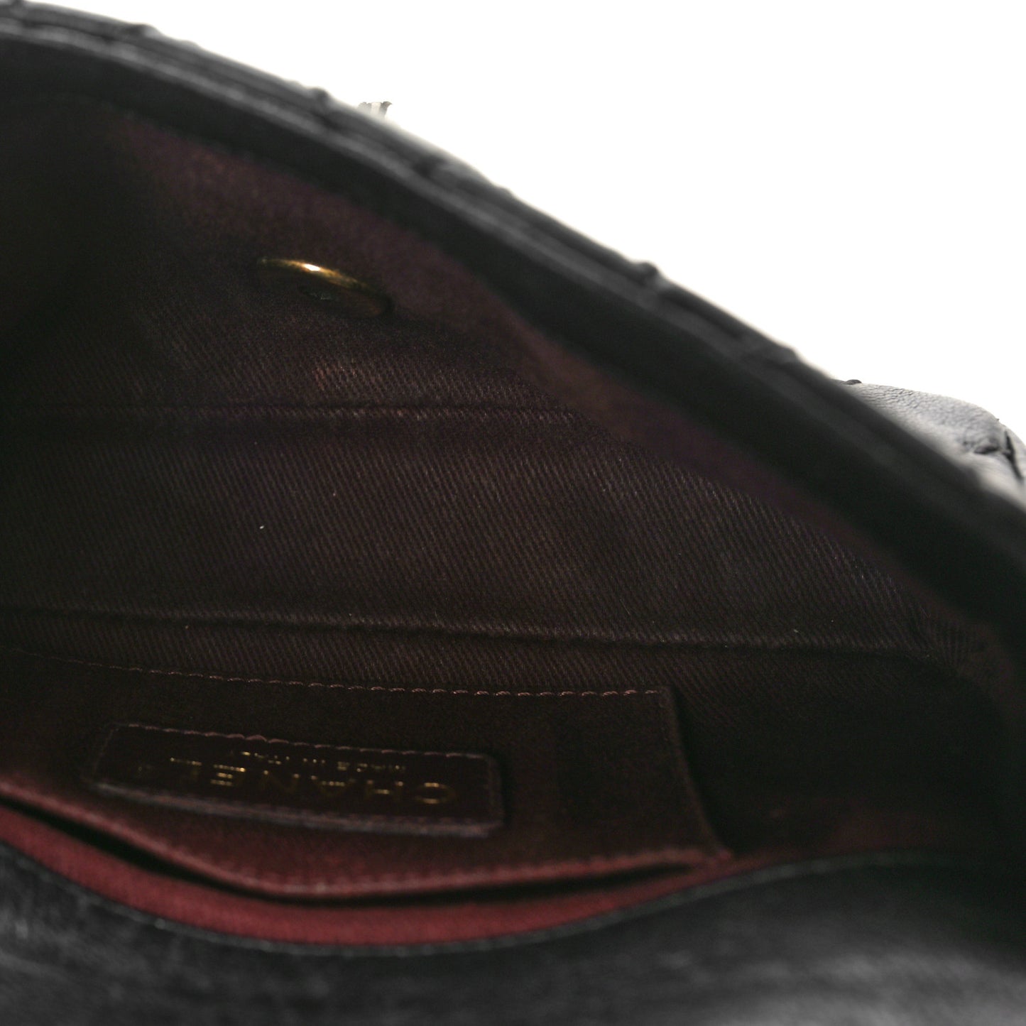 Calfskin Quilted Mini Urban Day Flap Black